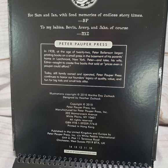 Nighttime Nursery Rhymes A Bedtime Shadow Story Book Peter Pauper Press 2010 - Picture 5 of 8